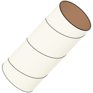 Semroc Coupler CPL-80-6"(1pk)  SEM-CPL-80-6