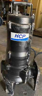 HCP Pumps 80AFU-22.2LP3, Submersible 3" Wastewater Pump Vortex Impeller, 3HP, 3PH, 230v, With 30'ft Cord