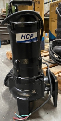 HCP Pumps 80AFU-22.2LP3, Submersible 3" Wastewater Pump Vortex Impeller, 3HP, 3PH, 230v, With 30'ft Cord