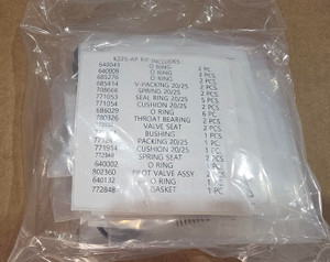 YAMADA PUMP K225-AP AIR MOTOR RESEAL KIT FOR MODELS: NDP-20-PP, NDP-25-PP