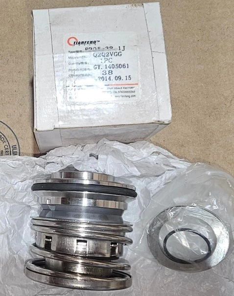 TF SEALS MFG. PB05-38.1J-Q2Q2VGG MECHANICAL SEAL SC/SC/VITON FOR 3,4,6 TRASH PUMPS