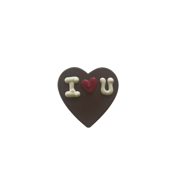 Milk Chocolate I Love U Front Unpackaged