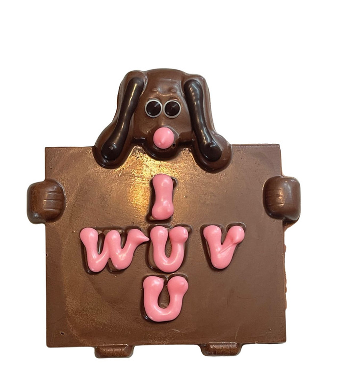 I WUV U Milk Chocolate Puppy Love 