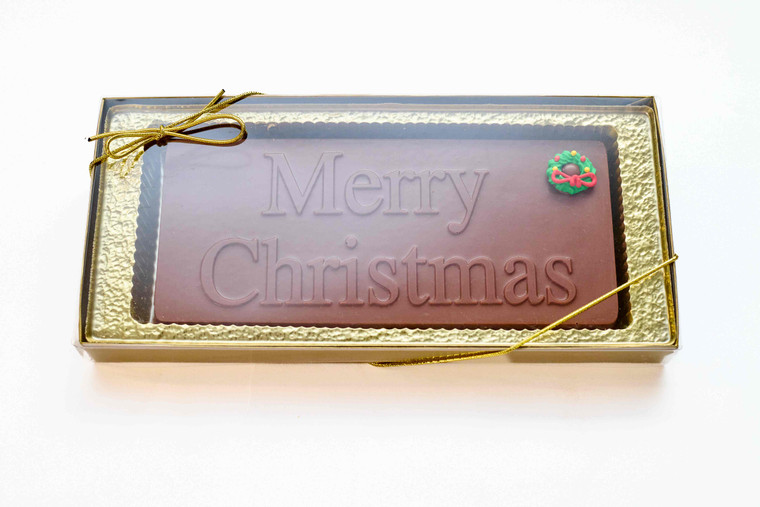 "Merry Christmas" Chocolate Bar