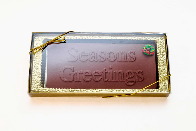 Seasons Greetings Chocolate Bar