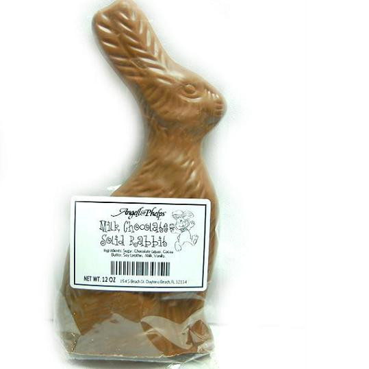 Solid Chocolate Bunnies (Smaller Sizes Also Available)