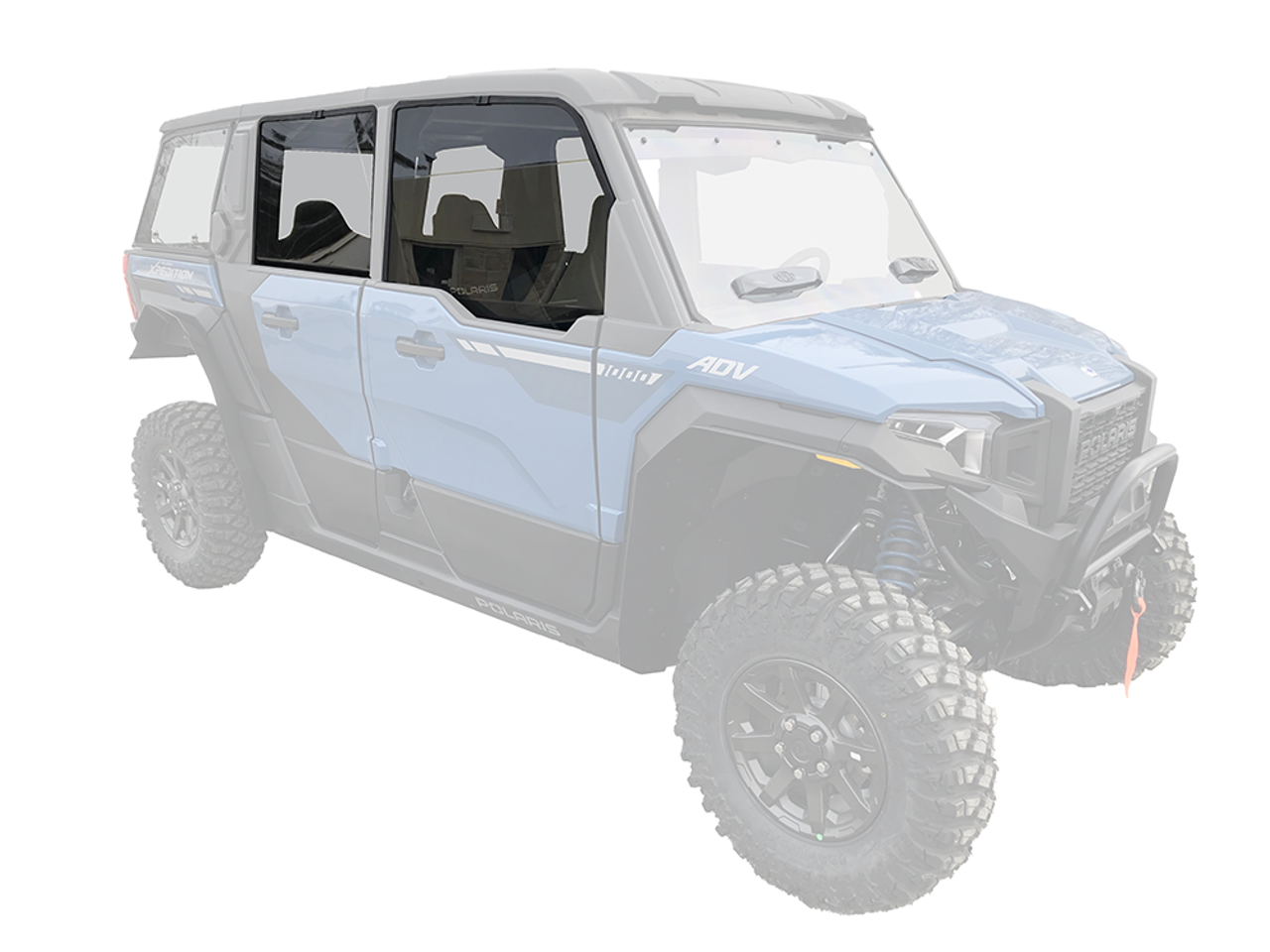＊P-Y-P＊ Polaris XPEDITION 5 Light Tint Poly Upper Doors Set by Spike