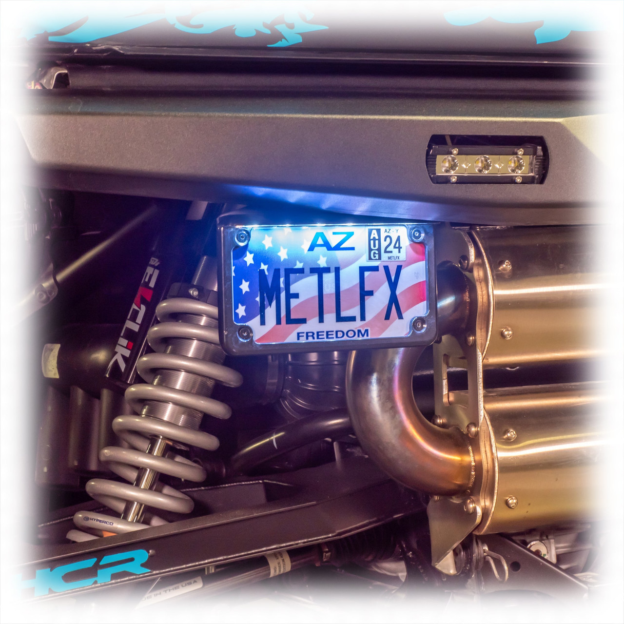 Polaris XPEDITION Rear Bumper License Plate Bracket by DRT