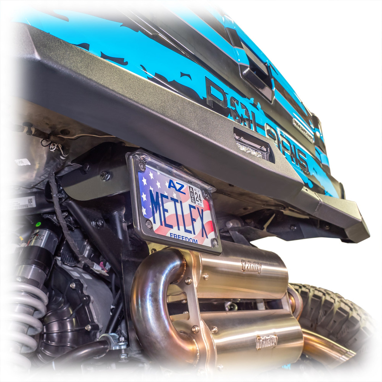 Polaris XPEDITION Rear Bumper License Plate Bracket by DRT