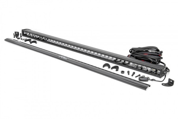 Polaris Ranger 40-inch Cree LED Light Bar - (Single Row | Black Series) by Rough Country
