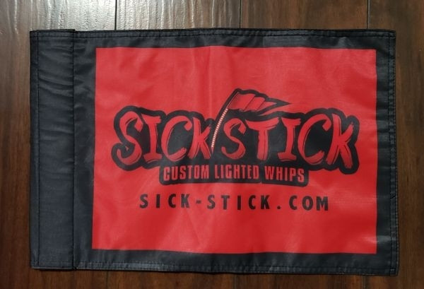 Polaris Ranger Replacement Flag w/ velcro sleeve by Sick-Stick