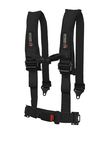 Polaris Ranger Four Point Harness Black by Moto Armor - MA-HRN-OEM-BLK