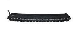 Polaris Xpedition 21.25 Inch Curved LED RGB Light Bar Single Row 100 Watt Super Spot Monolith Arc Series by Quake LED