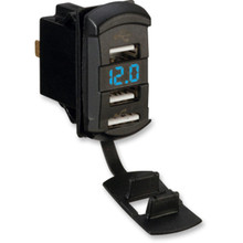 Polaris Xpedition Dual USB Charger with Voltage Monitor by Moose