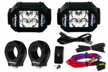 Polaris Xpedition 3w 2X2 A-Pillar Light Kit (1.75" Clamps) by Lazer Star Lights