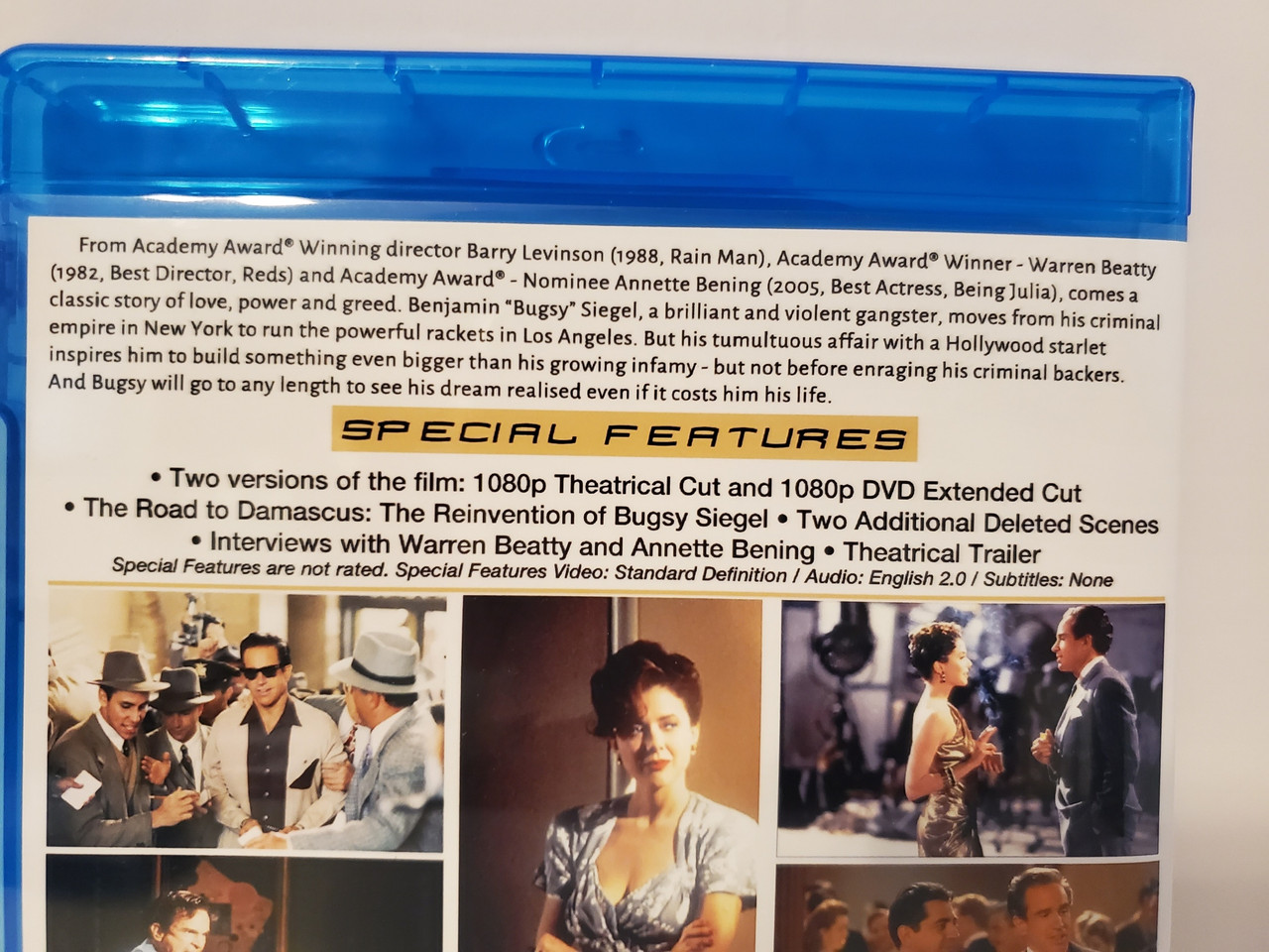 Bugsy Special Edition (1991) Blu-ray Starring: Warren Beatty