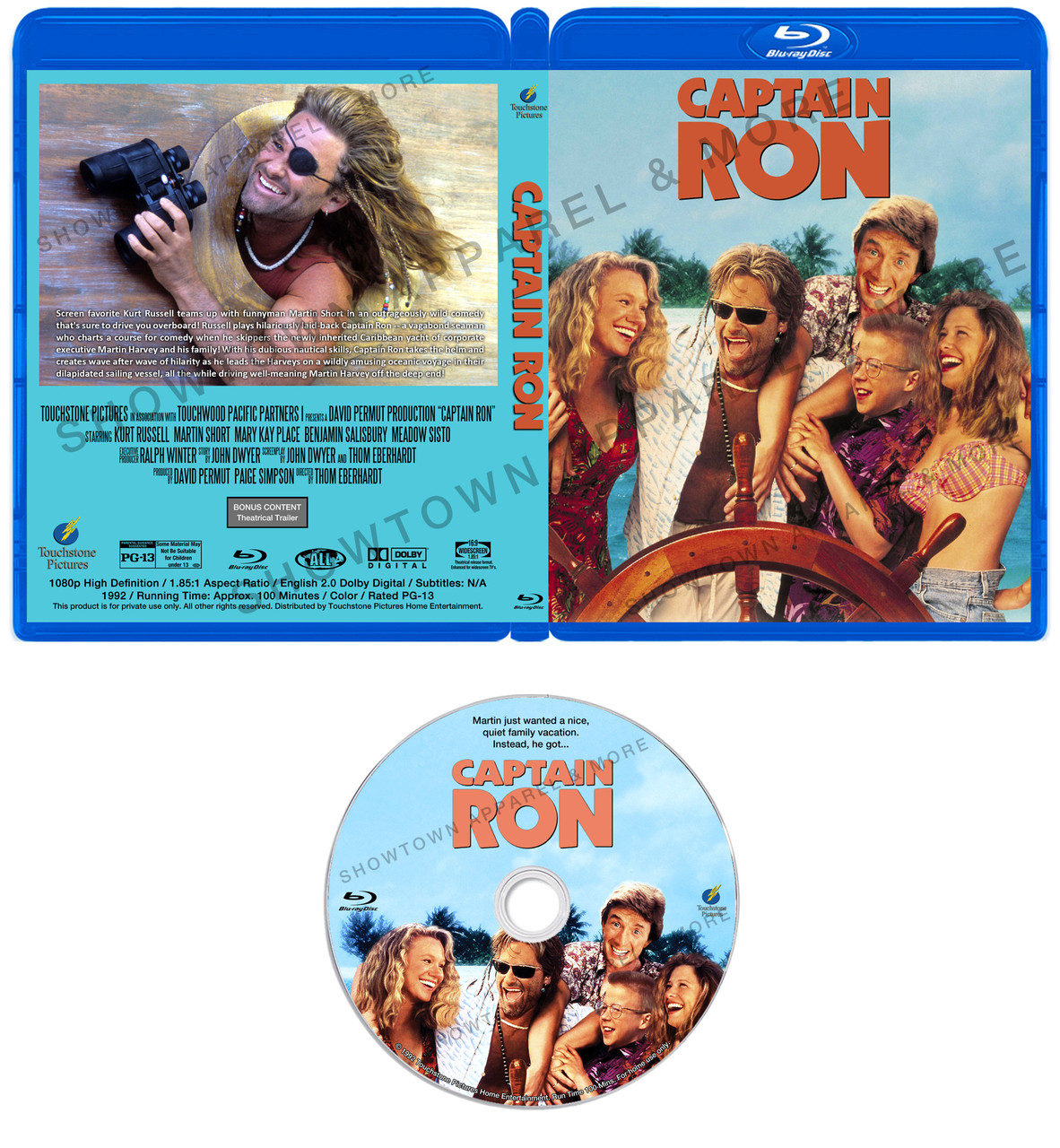 Captain Ron (1992) Blu-ray Starring: Kurt Russell, Martin Short