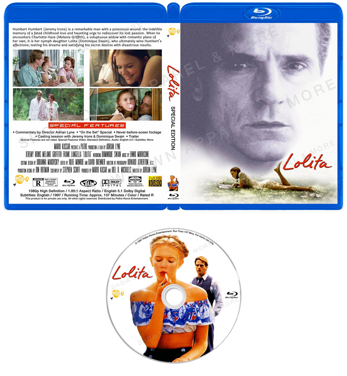 Lolita: Special Edition (1997) Blu-ray Starring: Jeremy Irons