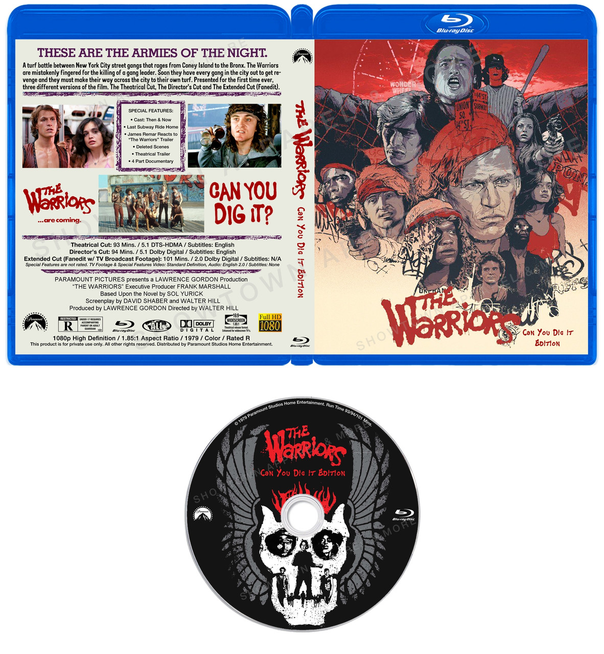 The Warriors: Can You Dig It Edition (1979) Features - 3 Versions
