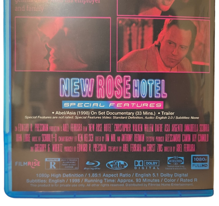 絶版 希少 ニューローズ・ホテル DVD 絶版 希少 ニューローズ・ホテル DVD