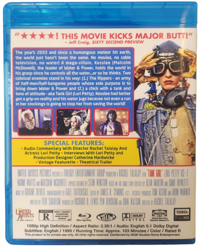 Tank Girl - Special Edition (1995) Blu-ray
