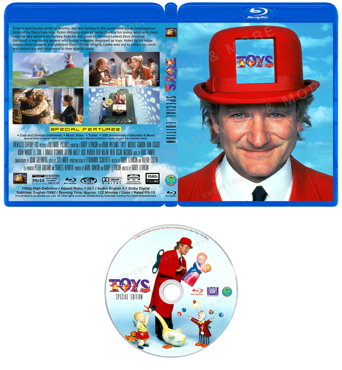 Barry Levinson's TOYS - Special Edition (1992) Blu-ray