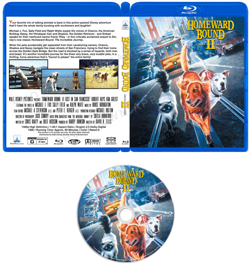 Disney's Homeward Bound II Lost in San Francisco (1996) Blu-ray