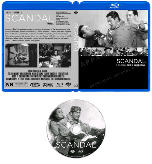 Akira Kurosawa's Scandal (1950) Blu-ray (Shubun)