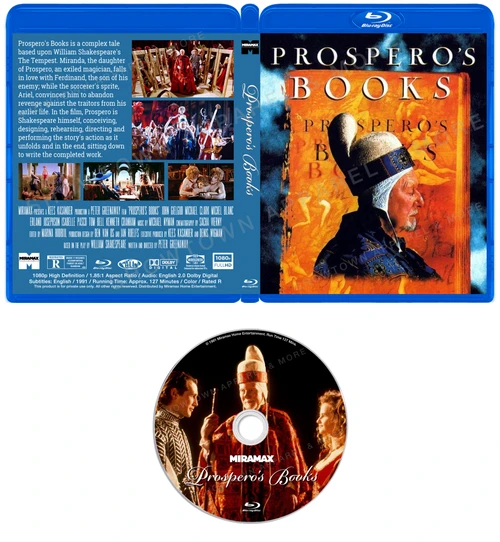Peter Greenaway's Prospero's Books (1991) Blu-ray