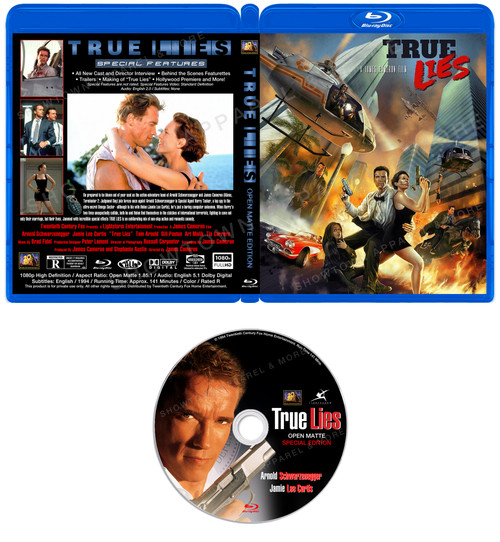 True Lies: Open Matte Special Edition (1994) Blu-ray Cover VER 1