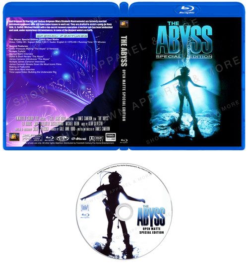 The Abyss: Open Matte Special Edition (1992) Blu-ray Cover VER 1