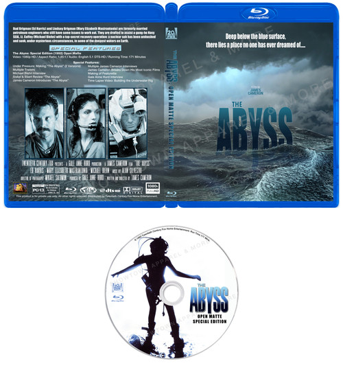 The Abyss: Open Matte Special Edition (1992) Blu-ray Cover VER 3