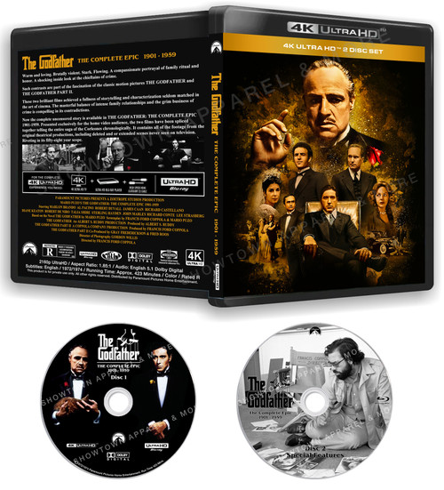 The Godfather - The Complete Epic 1901-1959 4K UHD 2 Disc BD Set