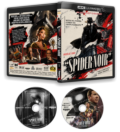 Spider-Noir Season 1 (2026) 4K UHD (Includes Both Color & B&W Versions)