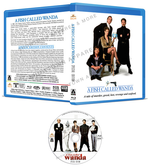 A Fish Called Wanda - Special Edition (1988) Blu-ray Cover VER 1