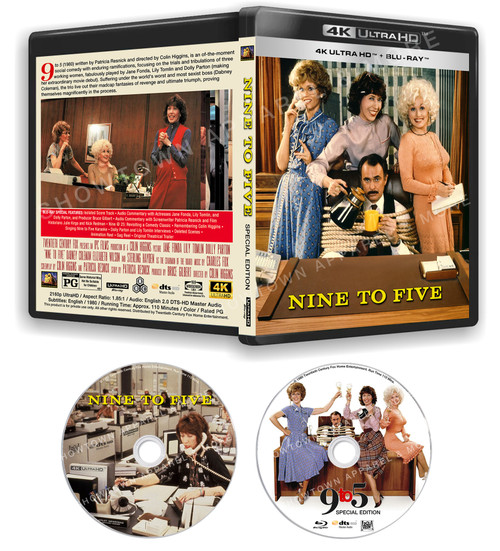 9 to 5 - Special Edition (1980) 4K UHD + Blu-ray "Nine to Five" Cover VER 1