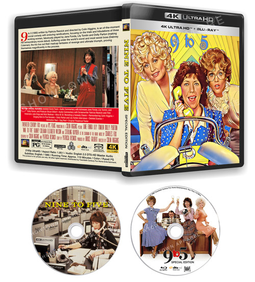 9 to 5 - Special Edition (1980) 4K UHD + Blu-ray "Nine to Five" Cover VER 2