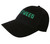 Hollyweed Logo (Ver 1) Embroidered Baseball Hat - Cap (Hollywood Sign Spoof, Marijuana, Stoner, Weed, 420, High, Green Leaf)