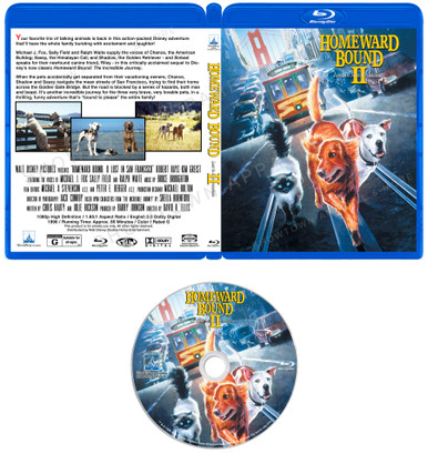 Disney's Homeward Bound II Lost in San Francisco (1996) Blu-ray