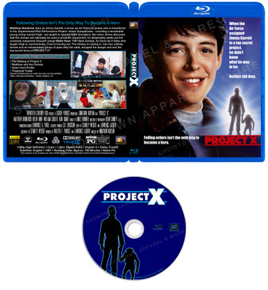 Project X (1987) Blu-ray Starring: Matthew Broderick, Helen Hunt