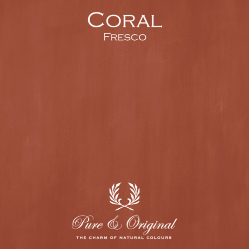 Kulör Coral, Fresco kalkfärg