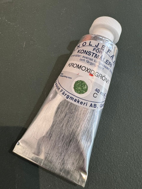 Konstnärsfärg Kromdioxidgrönt, 40 ml