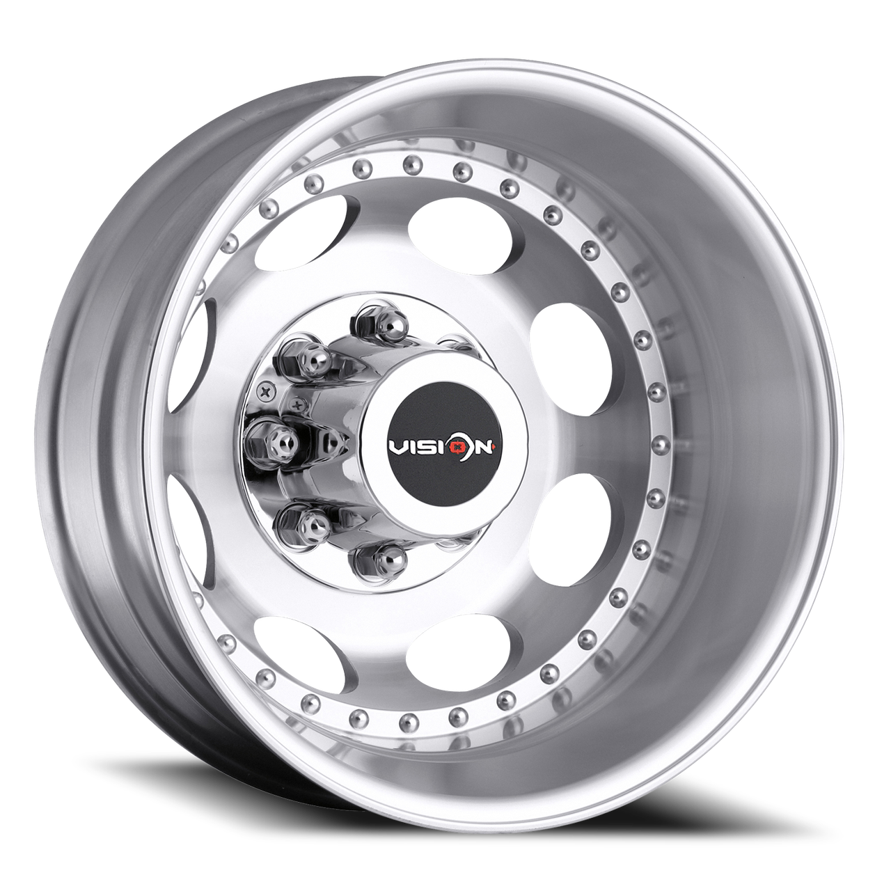 Vision Dually Hauler Dually 181 Wheels Rims 19.5x6.75 8x210 Machined -143mm