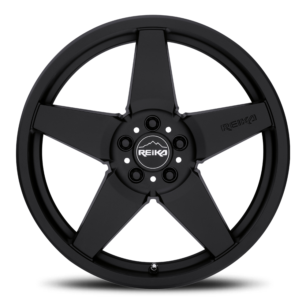 Reika R15 - Seeker Wheels Rims 17x7 5x100 Satin Black 15mm