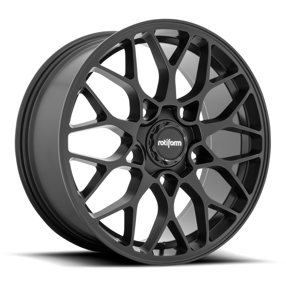 Rotiform R190 Wheels Rims 19x8.5 5x112 Matte Black 45mm