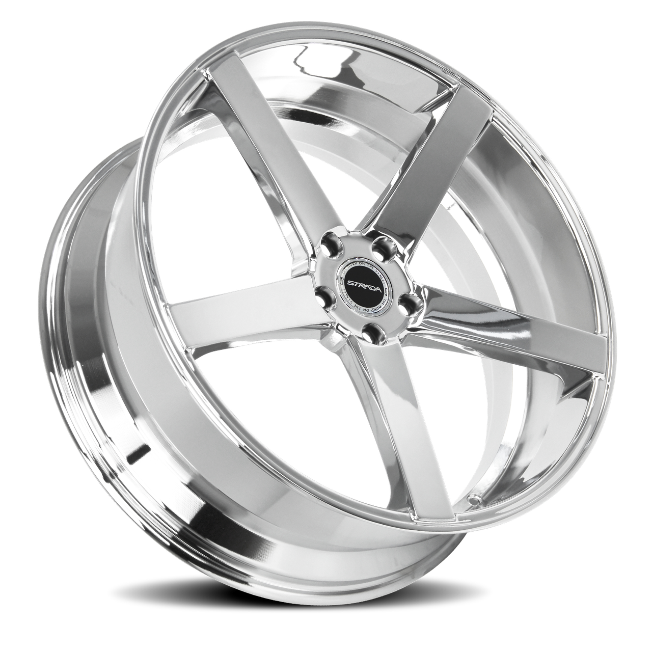 Strada S35 Perfetto Wheels Rims 20x8.5 5x112 Chrome 40mm | S35051240