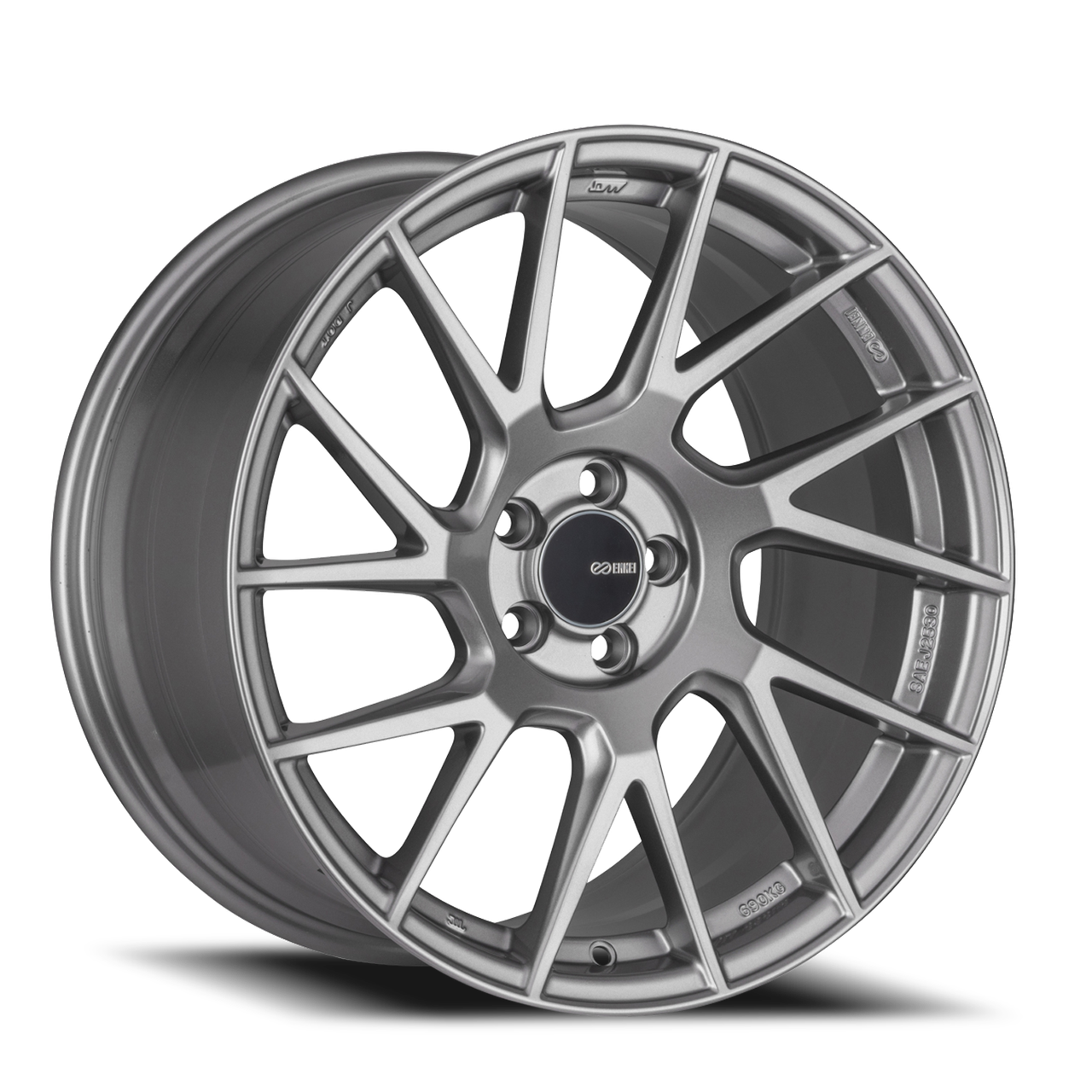 ENKEI TMWホイール Enkei Tm7 Wheels Rims 17x8 5x114.3 Storm Gray 45mm | 507-780-6545GR