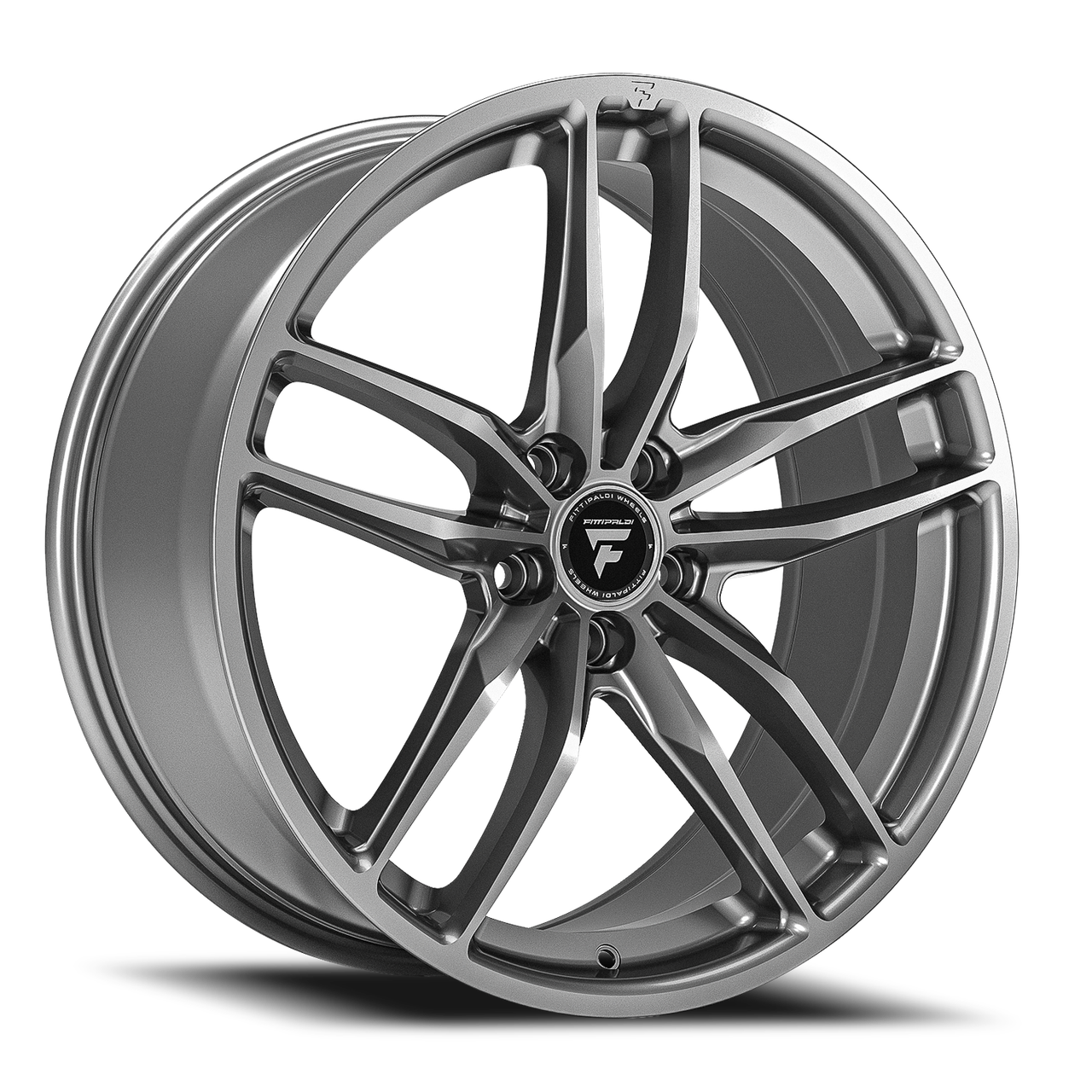 Fittipaldi 361S Wheels Rims 20x8.5 5x114.3 Brushed Silver 38mm