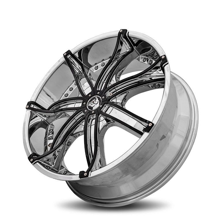 Diablo Dna Wheels Rims 22x8.5 Blank Custom Drilled Chrome 38mm | DNA ...