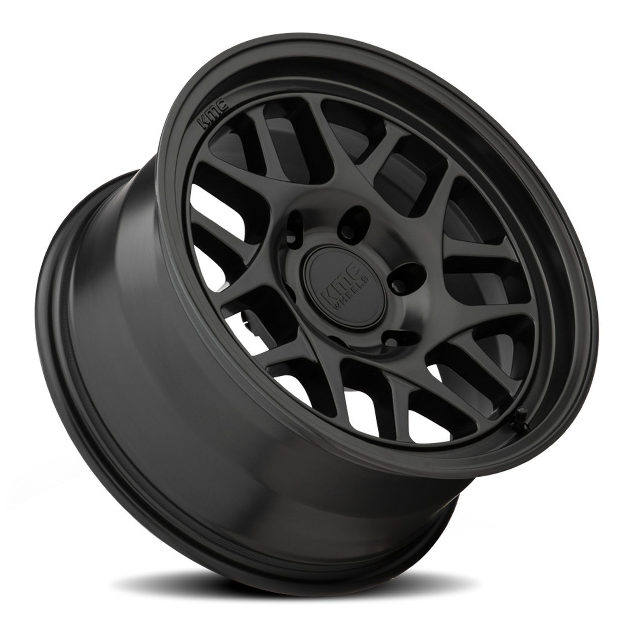 Kmc Km717 Bully Ol Wheels Rims 17x8.5 6x114.3 Satin Black 18mm ...